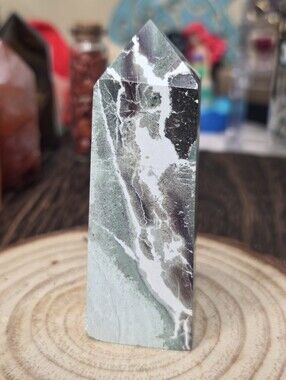 Green Unicorn Jasper Tower F (3 In) Inner Child  Work